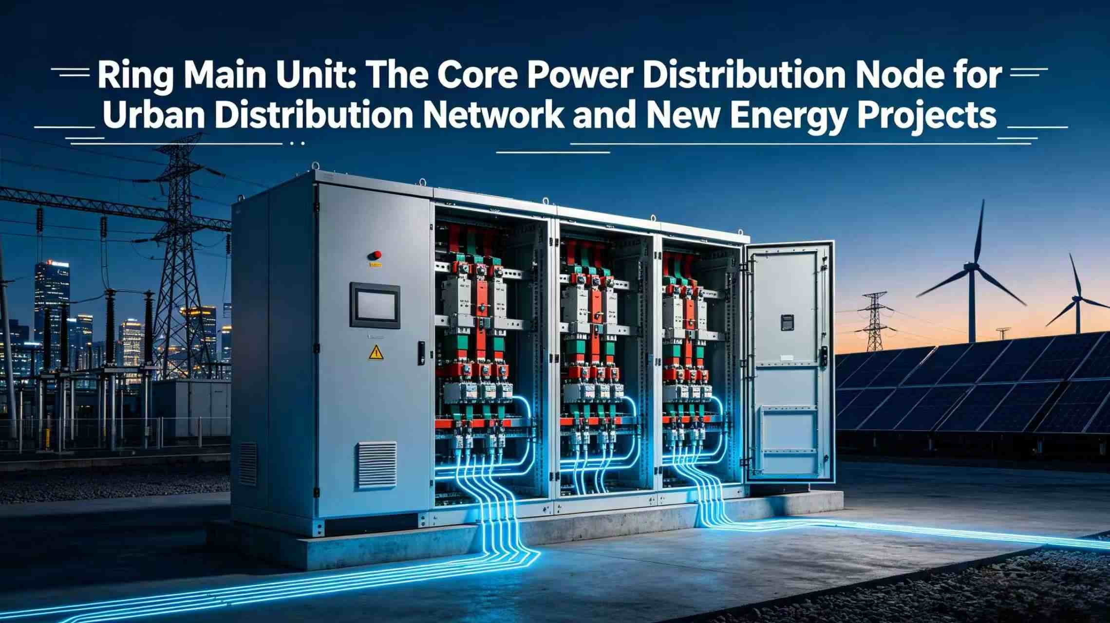 Unità principale dell'anello: il nodo centrale di distribuzione dell'energia per la rete di distribuzione urbana e i progetti di nuova energia