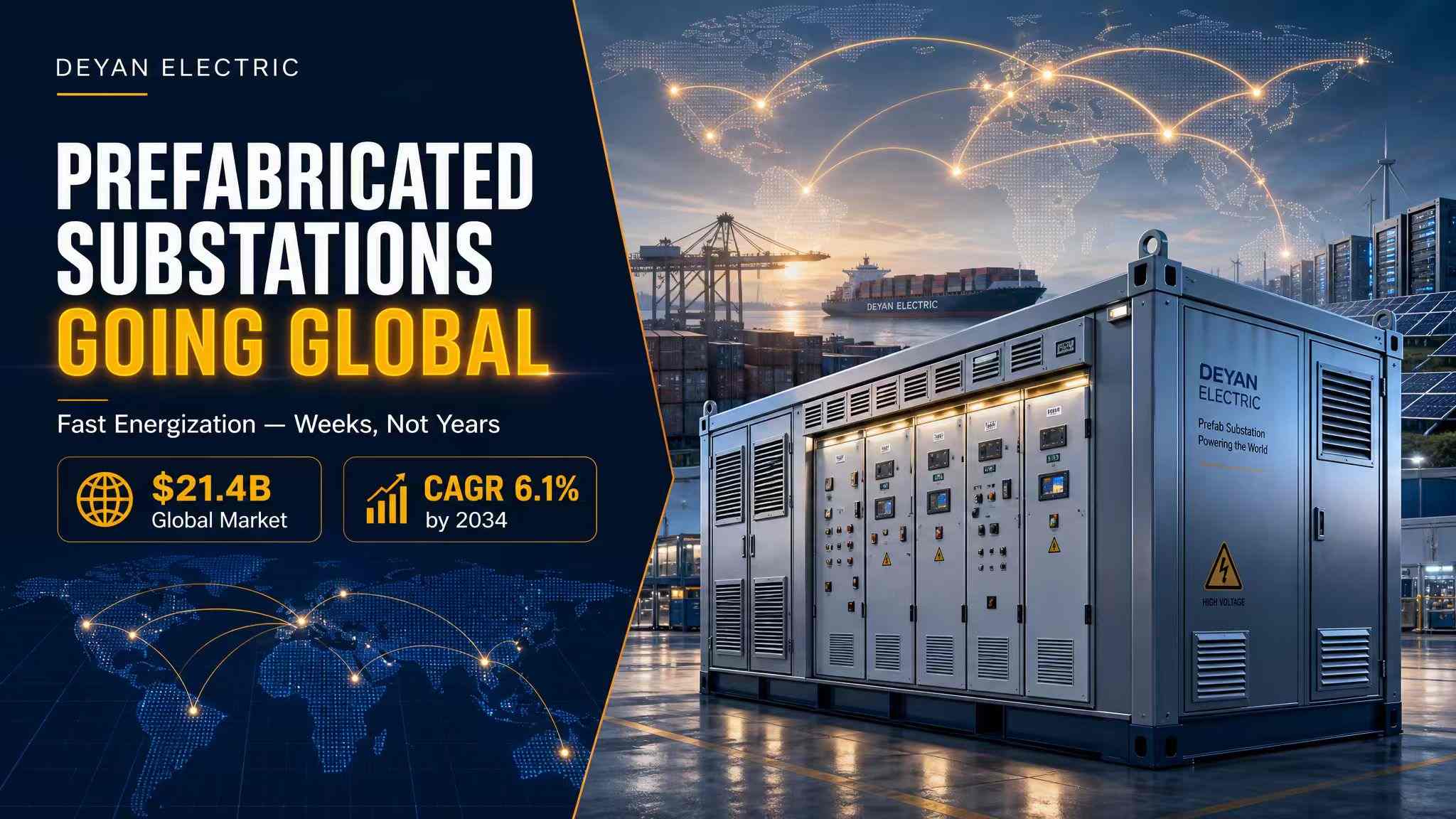 Le sottostazioni prefabbricate diventano globali: perché gli appaltatori EPC esteri e i data center AI stanno correndo per effettuare ordini