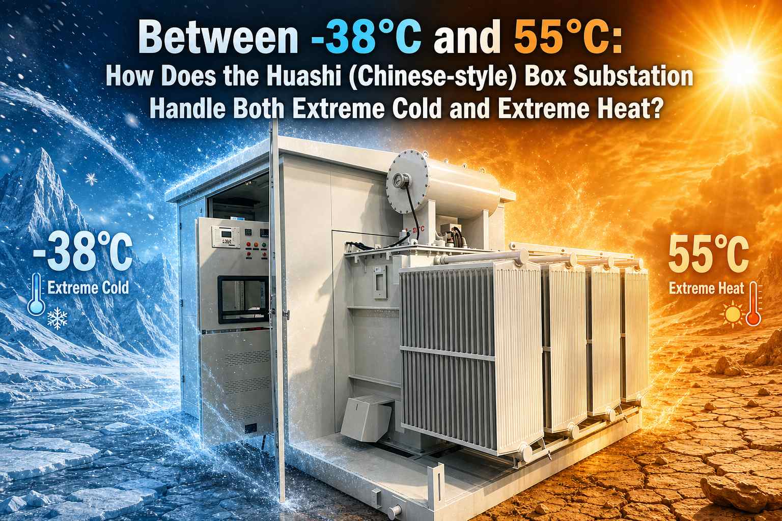 Tra -38°C e 55°C: come funziona la sottostazione Box Huashi (in stile cinese)